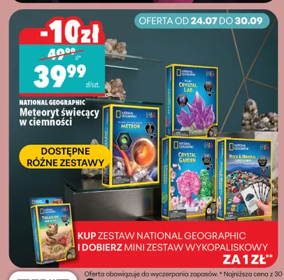 Zestaw National Geographic Meteoryt świecący w ciemności promocja w Biedronka Home