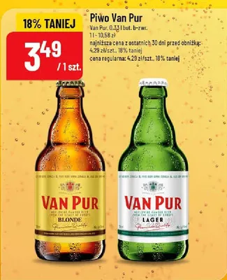 Piwo Van Pur promocja w POLOmarket