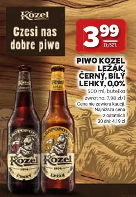 Piwo Kozel Černý promocja w Stokrotka