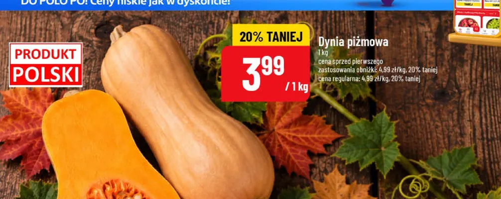 Dynia piżmowa promocja w POLOmarket
