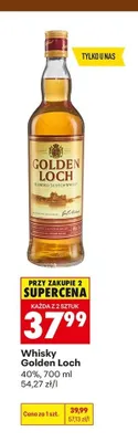 Whisky Golden Loch promocja w Biedronka