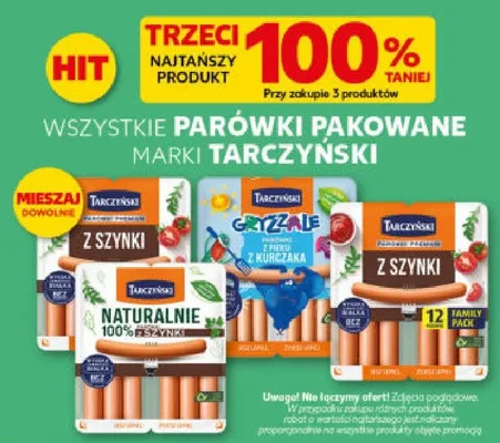 Parówki pakowane różne rodzaje promocja w Kaufland