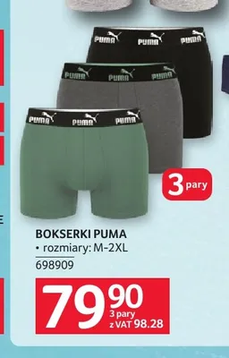 Bokserki męskie Puma 3-pak promocja w Selgros