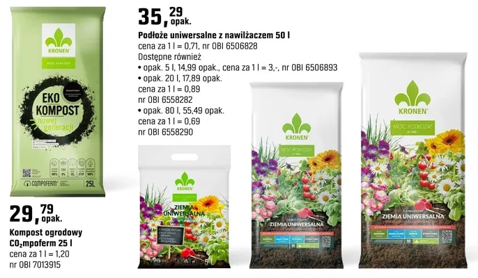 Kompost ogrodowy CO₂ pro-term promocja w OBI