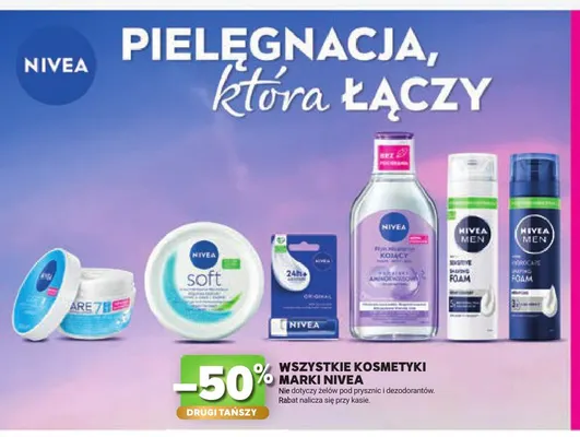 Krem do twarzy i ciała Nivea Care 7w1 promocja w Stokrotka