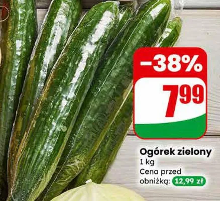 Ogórek zielony promocja w Dino