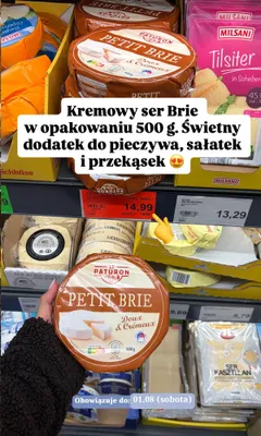 Ser Petit Brie Le Paturon promocja w Aldi