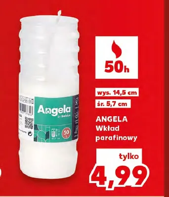 Wkład parafinowy 100 h Angela promocja w Kaufland