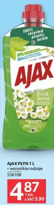 Ajax płyn do podłóg 1L promocja w Selgros
