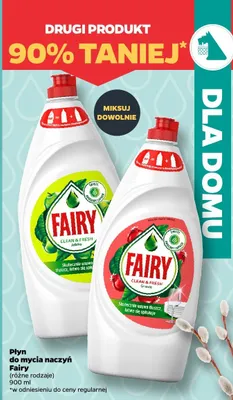 Płyn do mycia naczyń Fairy promocja w Netto