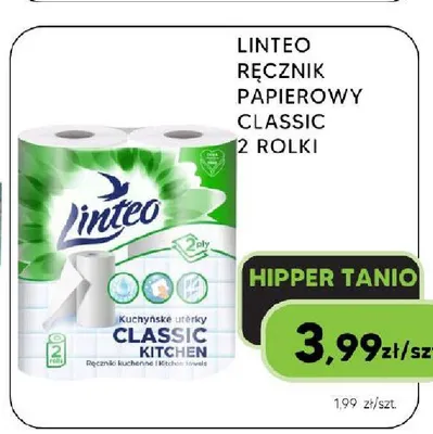 Ręcznik papierowy Classic Linteo 2-pak promocja w HIPPER.pl