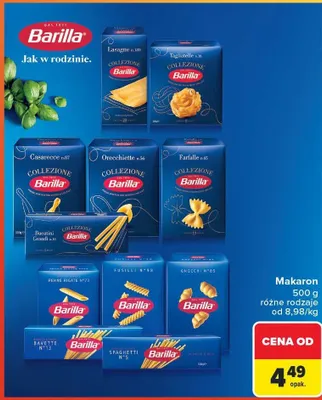 Makaron różne rodzaje promocja w Carrefour