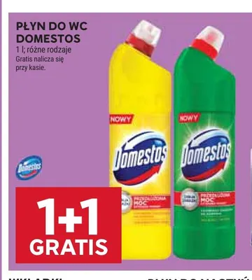 Płyn do WC Domestos promocja w Stokrotka