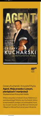 Książka Agent. Moja prawda o Lewym, pieniądzach i manipulacji Cezary Kucharski Krzysztof Pyzia promocja w Empik