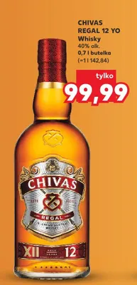 Whisky Regal 12 YO 40% alk. promocja w Kaufland