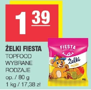 Żelki fiesta promocja w SPAR