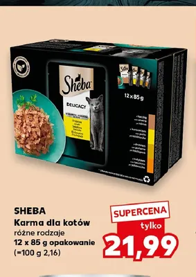 Karma dla kotów Sheba 12-pak 85 g promocja w Kaufland