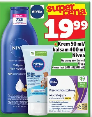 Krem 50 ml/balsam 400 ml promocja w TOPAZ