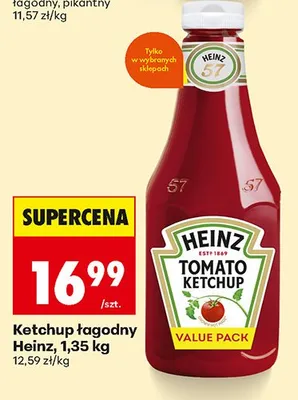 Ketchup łagodny promocja w Biedronka