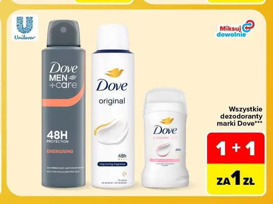 Dezodorant w sprayu Dove Men+Care Energising promocja w Carrefour