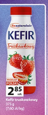 Kefir truskawkowy Jana promocja w Auchan