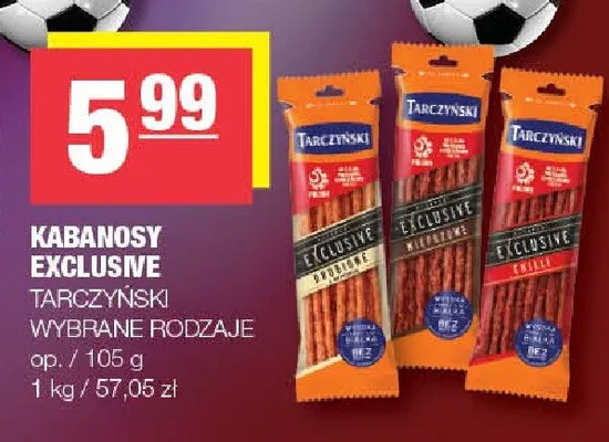 Kabanosy Exclusive Tarczyński promocja w SPAR