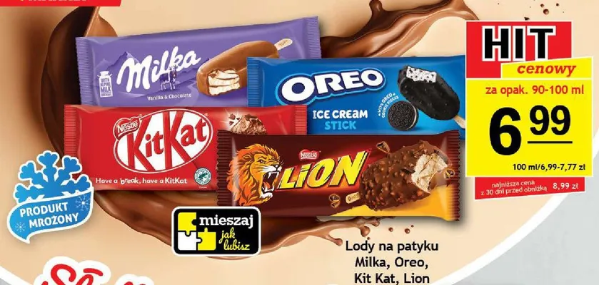 Lody na patyku promocja w Gram Market