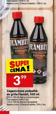 Zagęszczona podpałka do grilla Flambit promocja w Twój Market