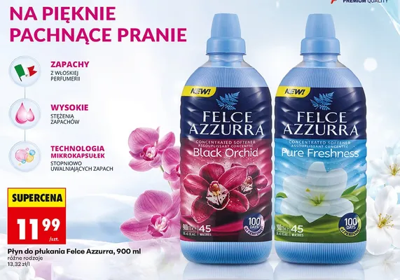 Płyn do płukania Felce Azzurra Black Orchid promocja w Biedronka