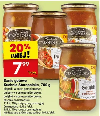 Danie gotowe Kuchnia Staropolska promocja w Twój Market