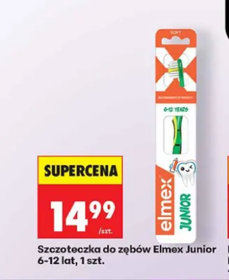 Szczoteczka do zębów Elmex Junior 6-12 lat promocja w Biedronka