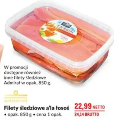 Filety śledziowe a'la łosoś promocja w Makro