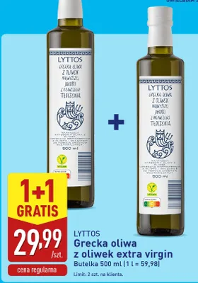 Oliwa grecka z oliwek extra virgin promocja w Aldi