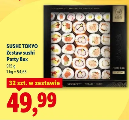 Zestaw sushi Party Box promocja w Lidl