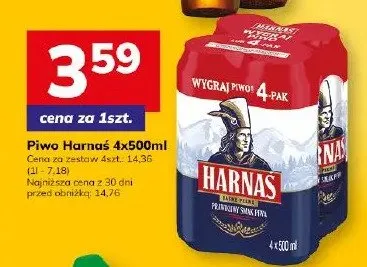 Piwo harnaś promocja w Hitpol