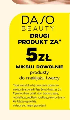 Produkty do makijażu twarzy Daso Beauty promocja w Drogerie Natura