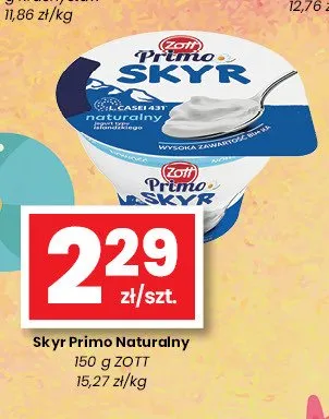Jogurt typu islandzkiego Skyr Primo naturalny promocja w emma MARKET