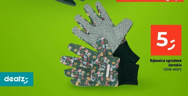 Rękawice ogrodowe damskie promocja w Dealz