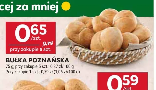 Bułka poznańska promocja w Stokrotka