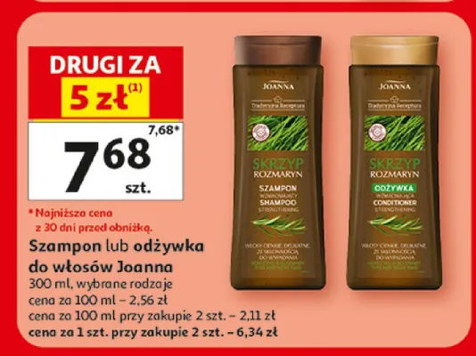 Odżywka do włosów Joanna promocja w Auchan