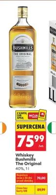 Whiskey Bushmills The Original promocja w Biedronka