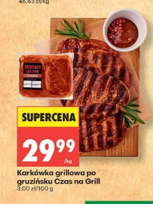 Karkówka grillowa po gruzińsku Czas na Grill promocja w Biedronka