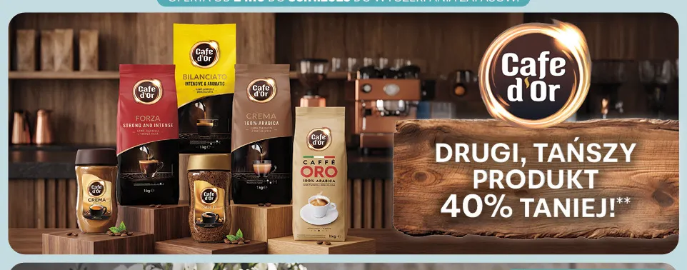 Kawa Cafe d'Or promocja w Biedronka Home