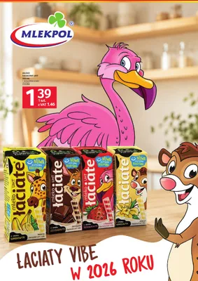 Mleko UHT smakowe waniliowe Łaciate promocja w Selgros
