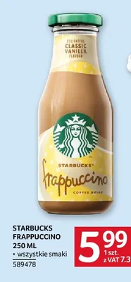 Napój kawowy Starbucks Frappuccino promocja w Selgros