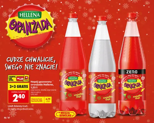 Napój promocja w Biedronka