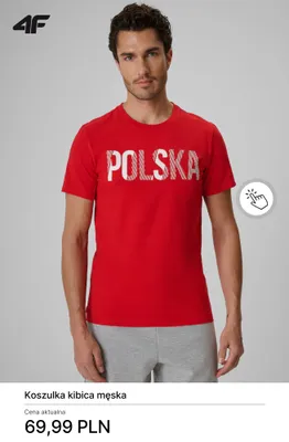 Koszulka kibica męska 4F promocja w 4F