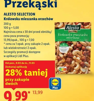 Królewska mieszanka orzechów promocja w Lidl