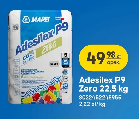 Klej Adesilex P9 Zero Mapei promocja w Castorama
