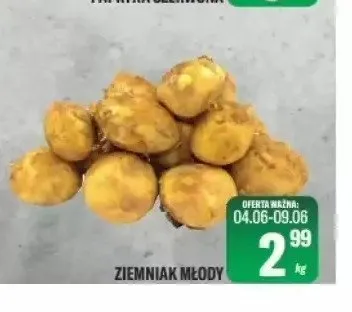 Ziemniak młody promocja w Tomi Markt